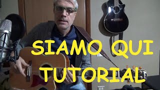 siamo qui  vasco rossi  tutorial chitarra [upl. by Kaia80]