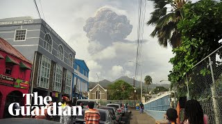 St Vincent rocked by explosive eruptions of La Soufrière volcano [upl. by Fink]