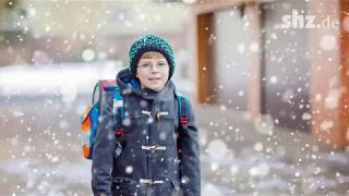 Schnee und Glatteis Wann fällt in SchleswigHolstein die Schule aus [upl. by Valentijn]