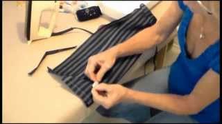 How to Sew a Hanging Grocery Plastic Baggy Holder in 30 mintues or less [upl. by Oigroeg793]