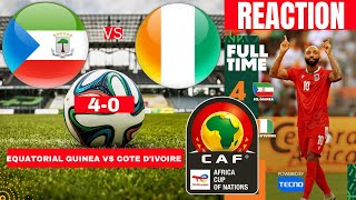 Equatorial Guinea vs Cote DIvoire 40 Live Africa Cup Nations AFCON Football Match Score Direct [upl. by Iorio]