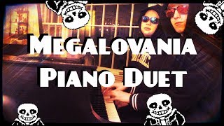 MEGALOVANIA PIANO DUET  UNDERTALE COVER [upl. by Chasse]