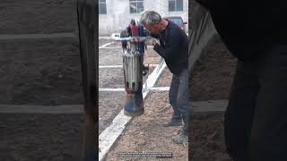 Construction sites Gravel soil compaction process [upl. by Nnairac]