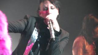 Marilyn Manson  quotThe dope showquot live Paris 2012 [upl. by Rosamund]