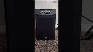 YAMAHA SUBWOOFER SYSTEM YSTSW105 [upl. by Audly]