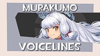 All Murakumo Voicelines Kancolle [upl. by Ahsinam385]