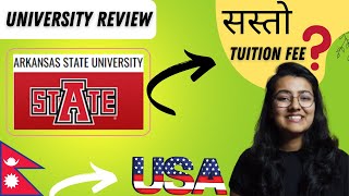 Arkansas State University for Nepali Students  Tuition cost  Popular Course SAT GRE Requirement [upl. by Rizzi]