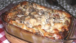 Pasta al Forno Salsiccia e Funghi per il Pranzo Domenicale [upl. by Lejeune493]