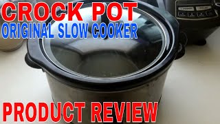 ✅ How To Use Crock Pot Original Slow Cooker Review [upl. by Lenhard]