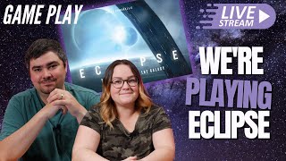 Eclipse Second Dawn for the galaxy  Live Board Game Playthrough [upl. by Aineles]