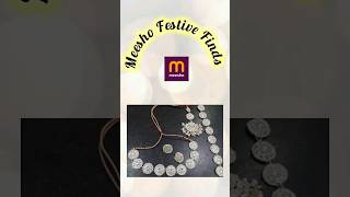 Meesho Festive Finds ✨️ meesho meeshofind meeshoshooping trending festivejewellery shorts [upl. by Asiul]