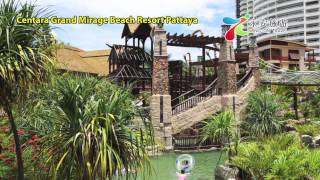 芭堤雅水上樂園式酒店Centara Grand Mirage Beach ResortDJI Phantom 2 with GoPro  Aerial Pattaya [upl. by Johns330]