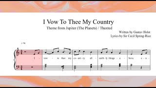 I Vow To Thee My Country [upl. by Prussian]