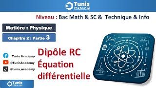 Chapitre 2  Dipôle RC Partie 3 équations différentielle pour la charge [upl. by Natehc]