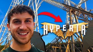 OUR FIRST RIDE ON HYPERIA Thorpe Park Vlog August 2024 [upl. by Turpin508]