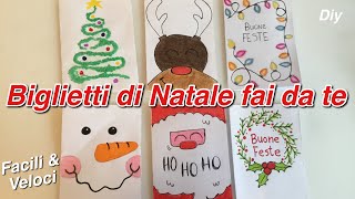 BIGLIETTI DI NATALE fai da te [upl. by Krute]