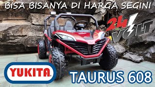 REVIEW MAINAN MOBIL AKI ANAK YUKITA 608 TAURUS UTV  BISABISANYA DI HARGA SEGINI [upl. by Adnilak]