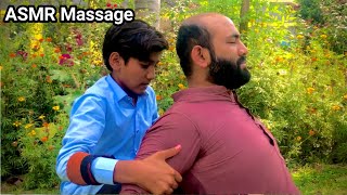 Asmr Head Massage For Migraine pain  Asmr Head amp Back Massage Pakistani Youngest Barber AsmrWithRz [upl. by Aurelea63]