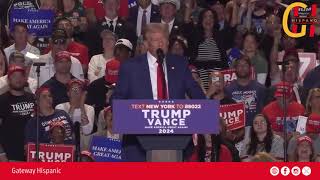 President Trump in Uniondale NY – Tonight I also want to send a message directly to Kamala Harris [upl. by Marrissa470]