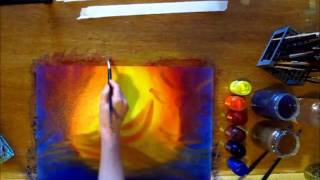 Wet on Wet watercolour painting  Sailing 3 by Sharon D Clifford full version [upl. by Gilles]