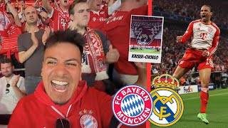 GEISTESKRANKE ATMOSPHÄRE  LEROY TRAUMTOR 🔥🔥  FC Bayern München vs Real Madrid CF  CedrikTV [upl. by Nyliret]