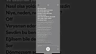 Simge  Yankı  Speedup  Lyrics  spotify keşfet tiktok speedup [upl. by Lodmilla]