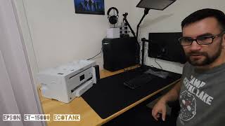 EPSON ET15000 EcoTank unboxing amp setup 👌 [upl. by Nalliuq]