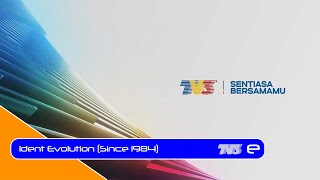 TV3 Malaysia Ident Evolution Since 1984 [upl. by Anikehs503]