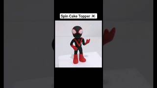 Modelling a Spin cake topper caketopper cakedecorating spiderman [upl. by Rosenbaum337]