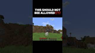 THIS SHOULD NOT BEE ALLOWED IN MINECRAFT fyp [upl. by Roldan26]