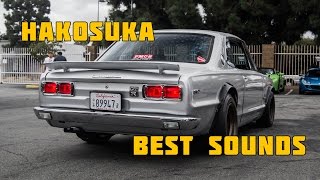 ULTIMATE Hakosuka Skyline 2000GTR C10 Exhaust and Engine Sounds Compilation [upl. by Nyleahs98]