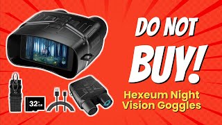 Hexeum Night Vision Goggles  6 Shocking Reasons NOT to Buy 👀💔 [upl. by Karyn918]