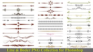 line and border PNG file collection for Photoshop georgedigital6948 [upl. by Nivla635]