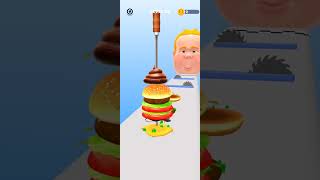 Burger Runner 🍔🍔 Make Extra large Hamburger cheese Burger part 024 xxlsandwichgameplay [upl. by Neroled]