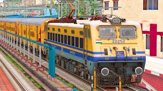 16361 Ernakulam  Velankanni Express  Indian Train Simulator Gameplay  RAILROAD  NTG GAMING [upl. by Arrakat]