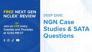 Free Next Gen NCLEX Review Deep Dive NGN SATA Questions [upl. by Caitrin]