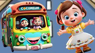 Wheels on the bus song l kids songs l Cocomelon super simple Songs l Coco Nursery kids [upl. by Calondra]