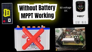 Energy MPPT 70 AMP Non hybrid Work without Battery Experiment [upl. by Durr]