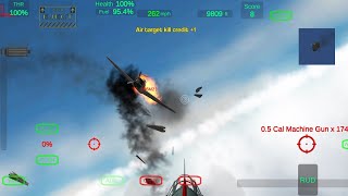 Gunship Sequel WW2  F4F Wildcat vs A6M2 Zero Instant Dogfight Part Ⅱ [upl. by Jaymee]