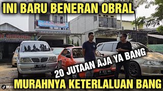 CASH CUMA 20 JUTAAN AJA YAA HARGA MOBIL BEKAS DI SHOWROOM LIO CAR GARAGE DI OBRAL HABIS [upl. by Oiludbo]