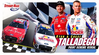 Preece amp Chase Wonder Bread And Old Spice Are Racing Into Talladega  StewartHaas Racing [upl. by Olinde]