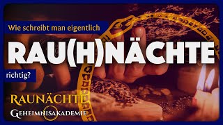 Raunächte Rauhnächte oder Rauchnächte Raunächte [upl. by Chaves]