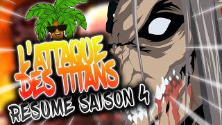 RÉSUMÉ LATTAQUE DES TITANS SAISON 4  PARTIE 1 ET 2 [upl. by Manon]