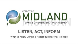 Midland County Emergency Management  What to Do During a Hazardous Materials Release [upl. by Caryl264]