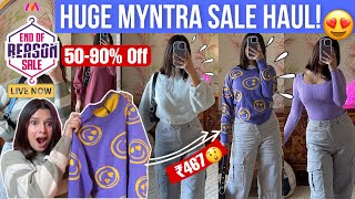 HUGE MYNTRA EOR SALE HAUL😍 5090 Off Starting from ₹349😱  Rupal Yadav [upl. by Antoine]