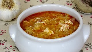 SOPA DE AJO O SOPA CASTELLANA AUTENTICA RECETA TRADICIONAL🤩GARLIC SOUP OR CASTELLANA SOUP [upl. by Todd]