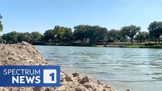 New Braunfels Celebrates as Lake Dunlap Returns After Dam Break [upl. by Osnofledi]