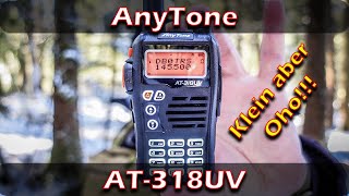 AnyTone AT318UV 2m70cm Handfunkgerät anytone at318uv review [upl. by Einafpets566]