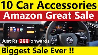 TOP 10 Car Accessories in Amazon Great Indian Festival Sale 2024 [upl. by Elvira]