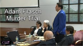 Adam Frasch Trial Day 4 Part 2 [upl. by Nesahc175]